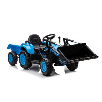 Elektrický traktor s lyžicou BW-X002A- modrý